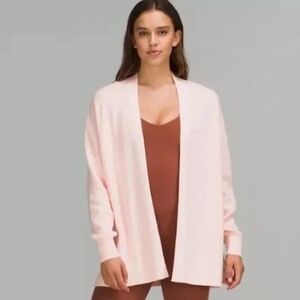 Lululemon Side Slit Sweater Wrap (NWT ) - Size 4 - Strawberry Milkshake